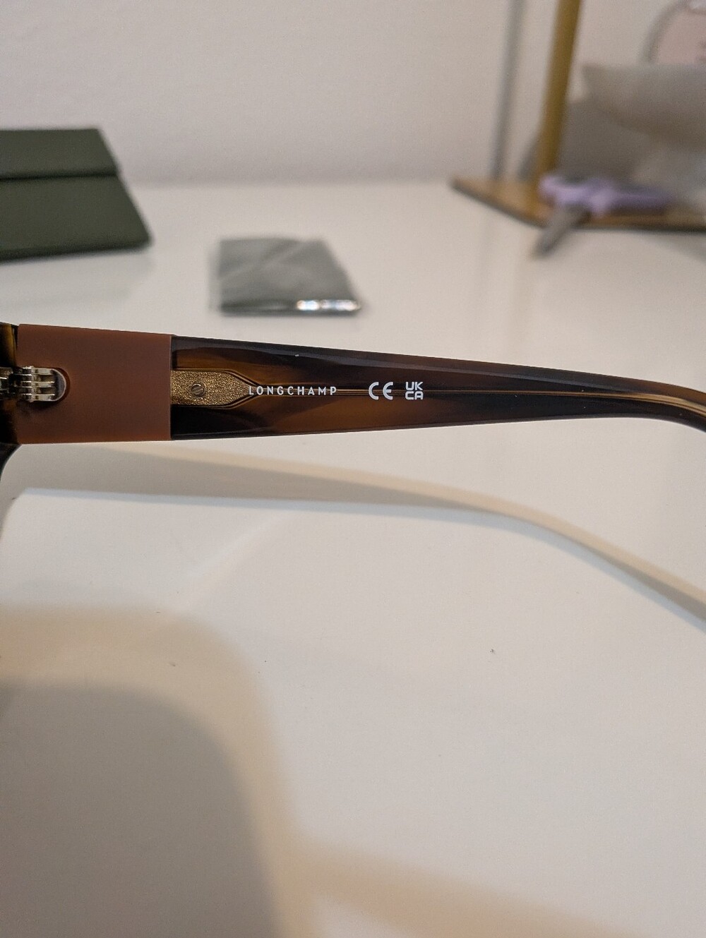 Lonchamp Brown Tortoise Modern Sunnies Nib - Picture 6 of 7